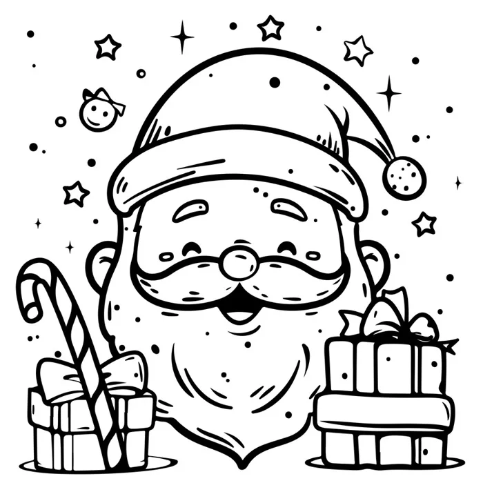 30+ Mẫu tranh tô màu Noel cho bé – Tranh tô màu Ông Già Noel, cây thông Noel  mới nhất