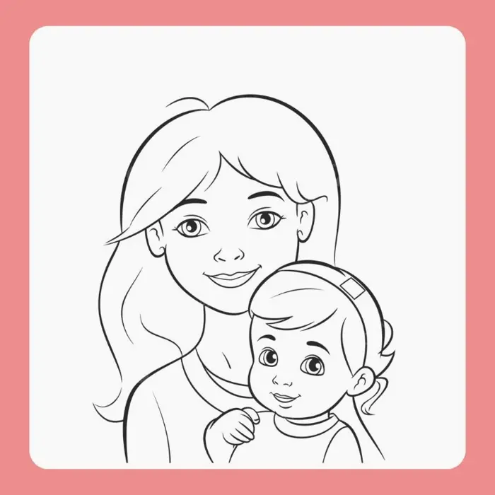 Khám phá 99+ Tranh Tô Màu Chân Dung Mẹ Ý Nghĩa Cho Bé