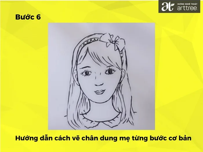 Hướng dẫn chi tiết cách vẽ chân dung mẹ từng bước bằng bút chì