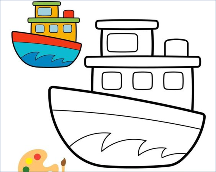 TRANH TÔ MÀU THEO MẪU CHỦ ĐỀ GIAO THÔNG DÀNH CHO TRẺ MẦM NON