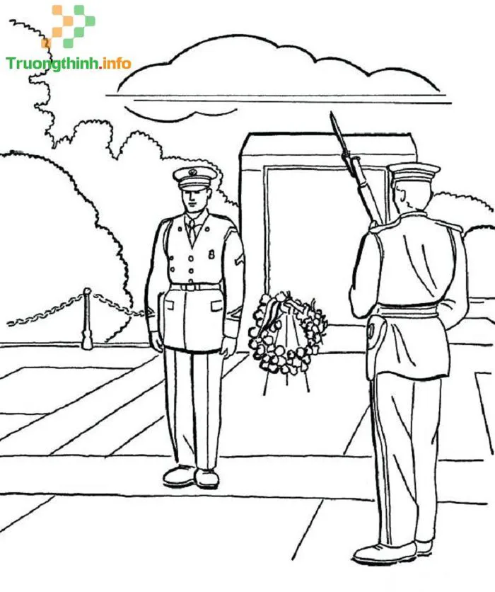 1️⃣】 10 Tranh tô màu chú bộ đội đẹp, đơn giản cho bé ™