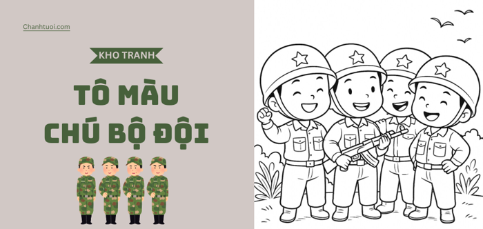 Tổng hợp 99+ mẫu tranh tô màu chú bộ đội đẹp và ý nghĩa cho bé