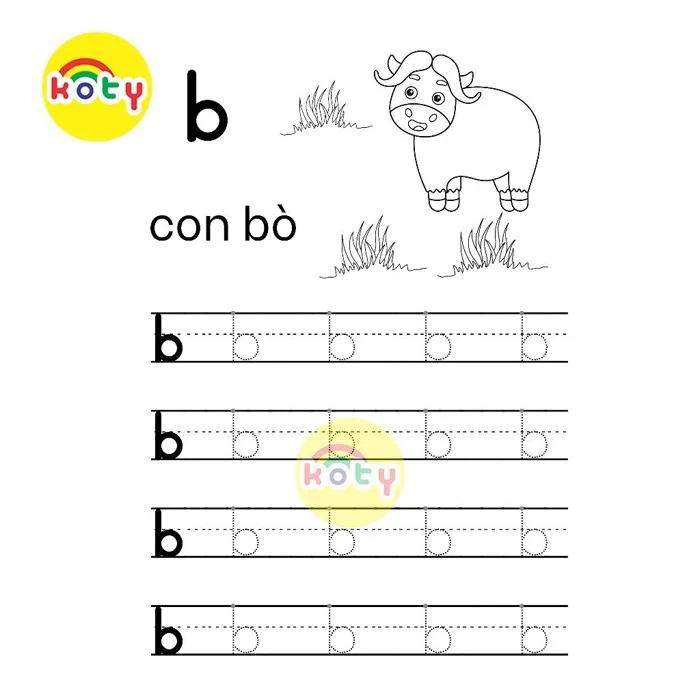 Bô 29 Tranh Tô Màu Bảng Chữ Cái In Thường Tiếng Việt - Giúp Bé Tập Viết  Theo Nét Đứt TV20