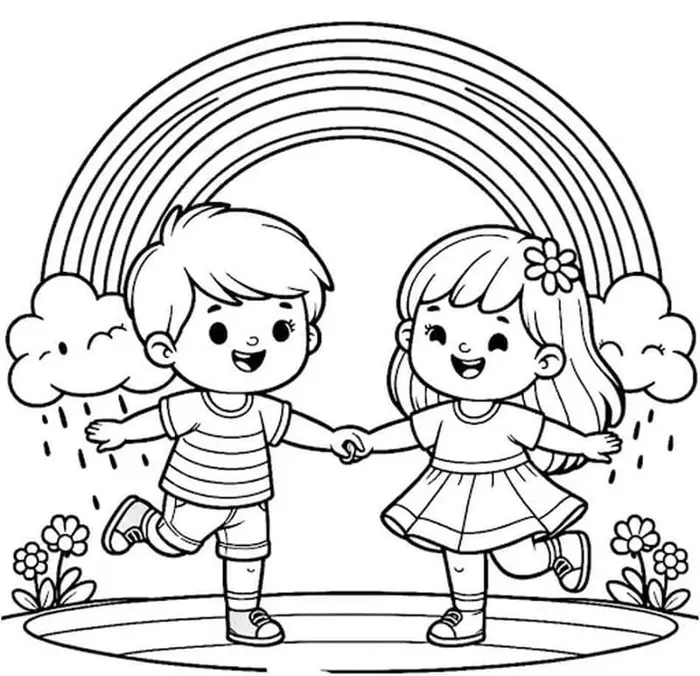 Tuyển chọn tranh tô màu chủ đề bản thân đẹp nhất cho bé