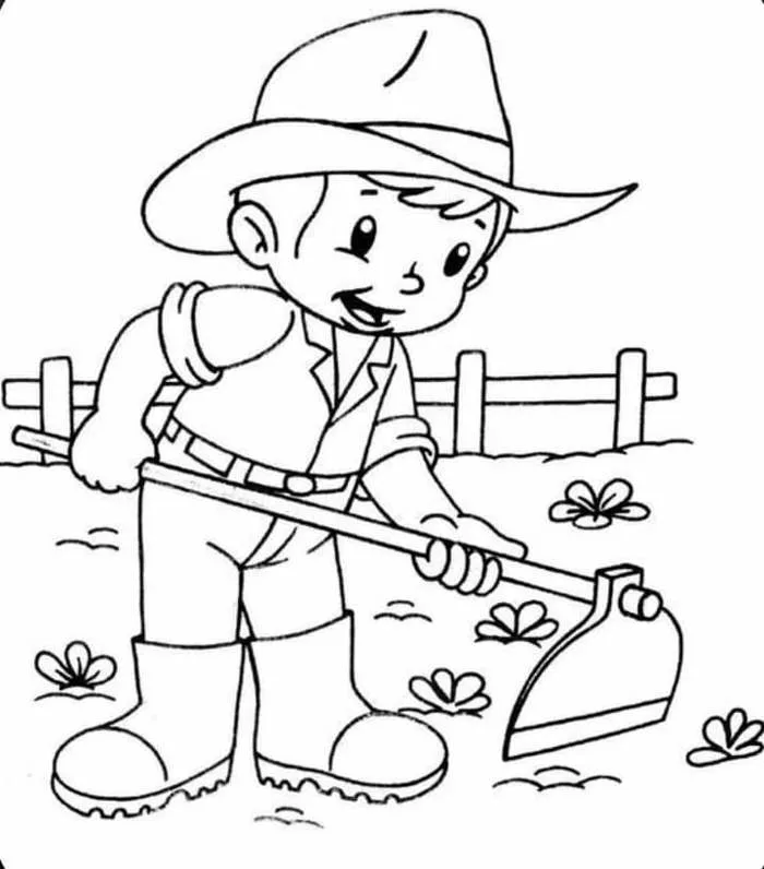 MỘT SỐ TRANH CHO BÉ TÔ MÀU CHỦ ĐỀ NGHÈ NGHIỆP.