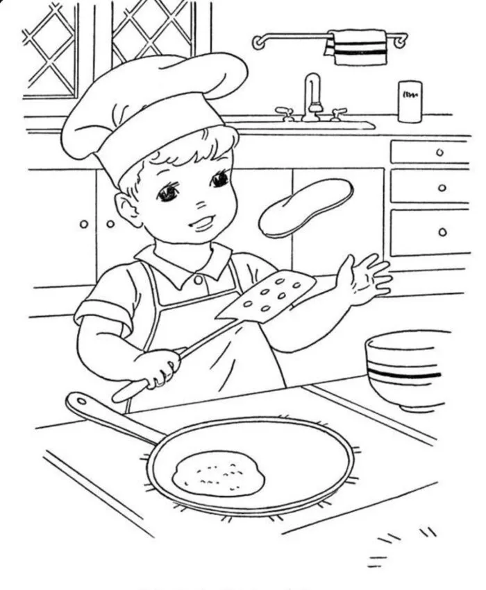 15 bức tranh tô màu dạy bé hiểu về nghề nghiệp trong tương lai