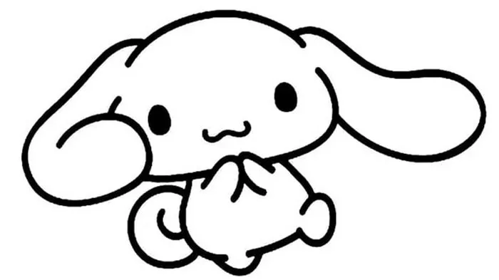 100+ bộ tranh tô màu cinnamoroll cho bé đẹp, dễ tô được trẻ yêu thích