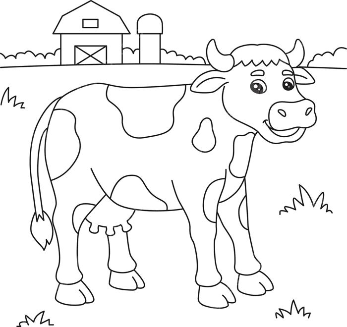 Hình ảnh Tranh Tô Màu Con Bò Cho Trẻ Em Tranh Tô Màu Con Bê Kỹ Thuật Minh  Họa Vector Nông Nghiệp PNG , Vẽ Sách, Bản Vẽ Con Bò, Vẽ Chuột