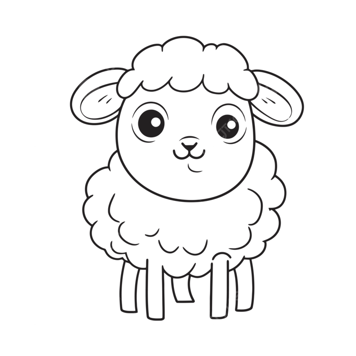 Hình ảnh Tranh Tô Màu Con Cừu Con Vẽ Nguệch Ngoạc Vector PNG , Vẽ Em Bé, Vẽ  Nhẫn, Vẽ Cừu PNG và Vector với nền trong suốt để tải xuống miễn