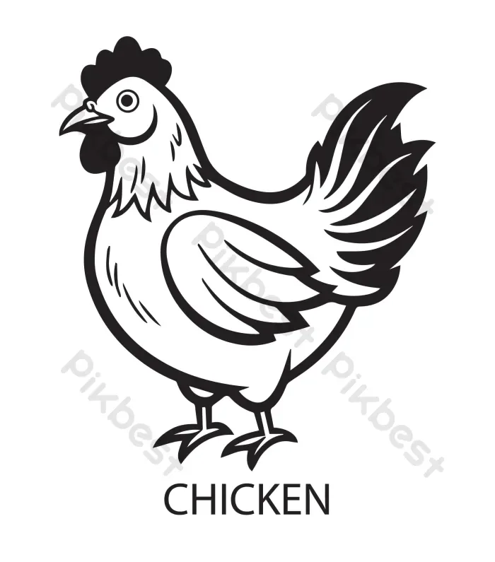 Tải miễn phí Tranh Tô Màu Con Gà Công cụ đồ họa | EPS chuyên nghiệp -  Pikbest
