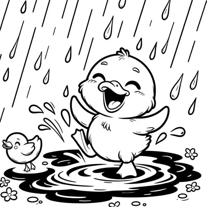 100+ tranh tô màu con vịt đáng yêu, tải xuống miễn phí