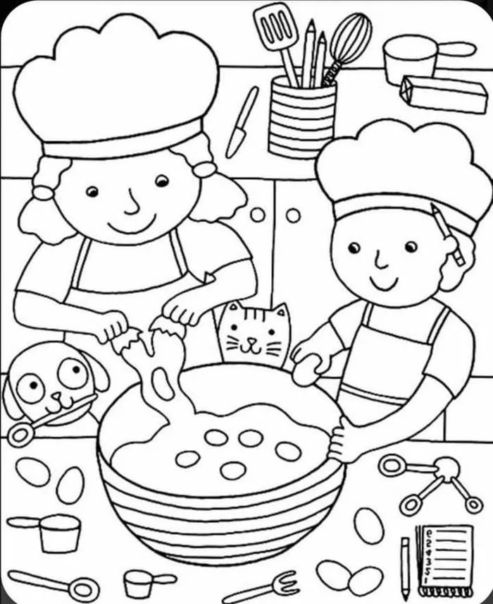 Tải về 200+ tranh tô màu nghề nghiệp cho bé miễn phí, sắc nét