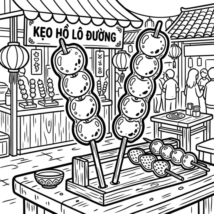 Tranh Tô Màu đồ ăn Uống Siêu Ngộ Nghĩnh Cho Bé Yêu