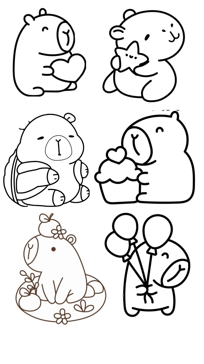 200+ tranh tô màu chibi cute, đơn giản dễ tô, tải xuống miễn phí