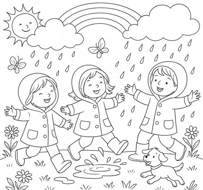 20 bức tranh tô màu gia đình, dạy bé biết yêu thương, gắn kết tình cảm
