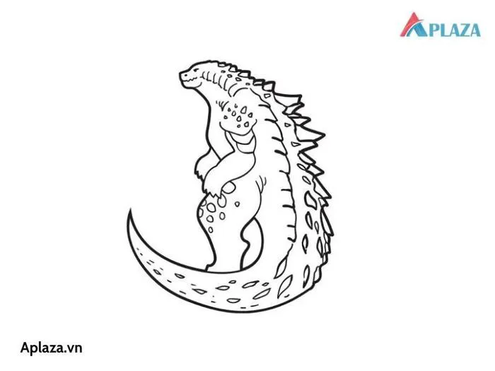 Tranh Tô Màu Godzilla - Godzilla Coloring Pages : u/hoctothocmai