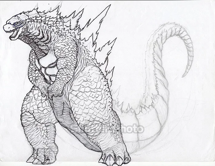 99+ Tranh tô màu godzilla cực kỳ ngộ nghĩnh Update 2026