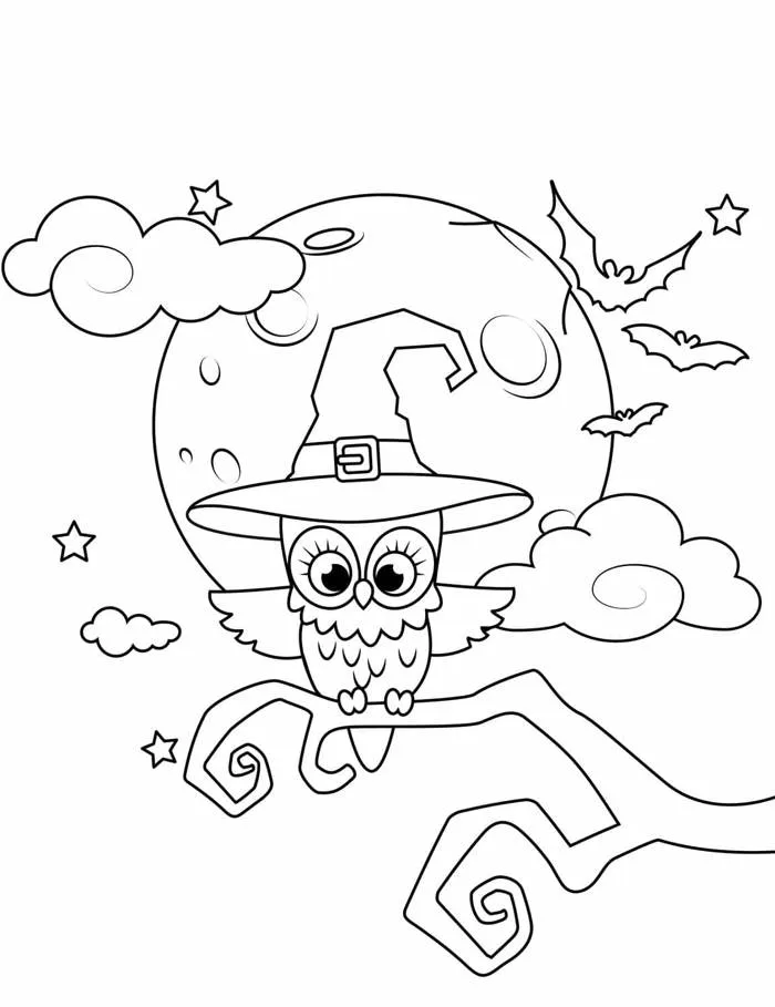 Tô Màu Halloween - Tranh Tô Màu Cho Bé