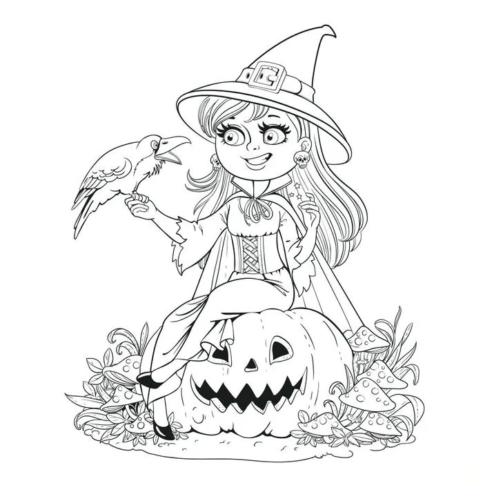 Tô màu Halloween với sự sáng tạo