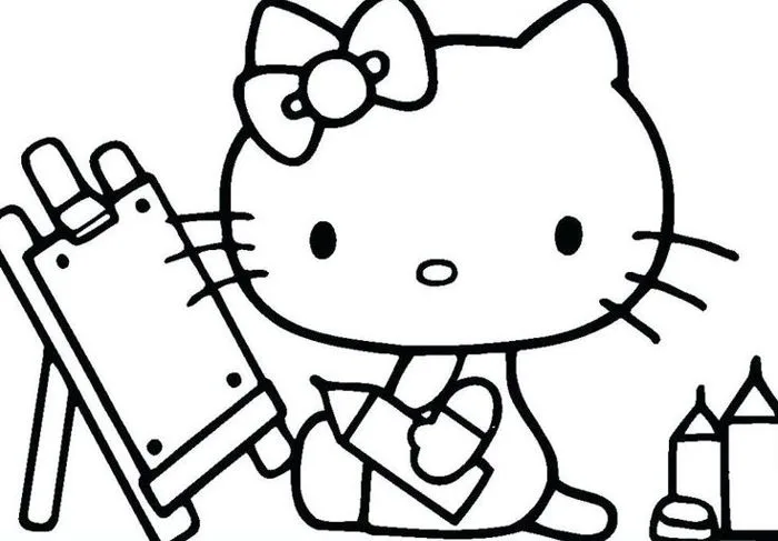 TOP 25+] Mẫu Tranh Tô Màu Hello Kitty Cute, Dễ Thương Dành Cho Bé