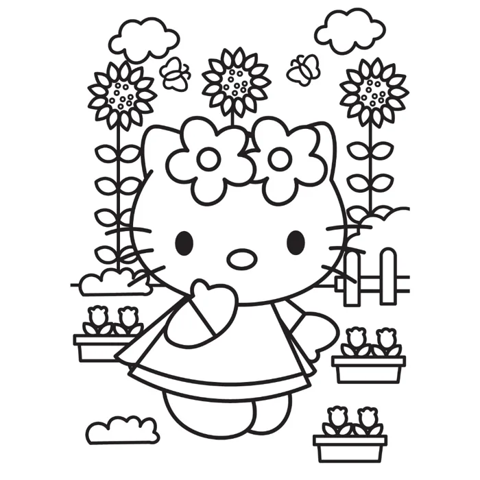 Bộ 50 Tờ Tranh Tô Màu Hello Kitty A4 Cho Bé (Không Trùng Hình) – Bé Học Tập  – Sáng Tạo – Giải Trí | Shopee Việt Nam
