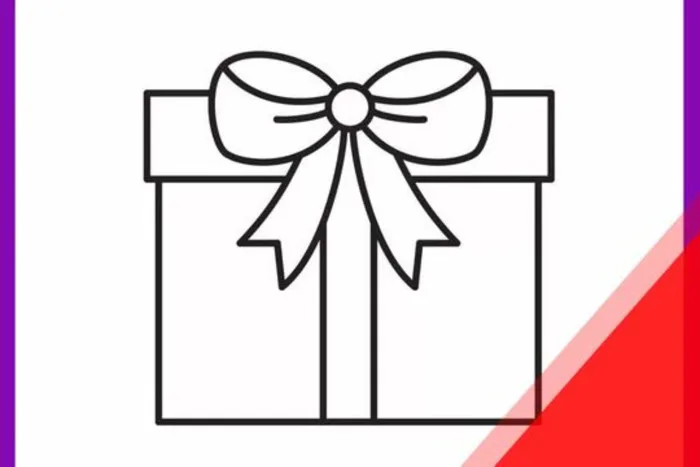 Cách vẽ hộp quà đẹp và đơn giản cho bé dễ như ăn kẹo