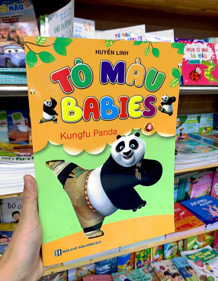 Sách Tô Màu Babies 4 - Kungfu Panda - FAHASA.COM