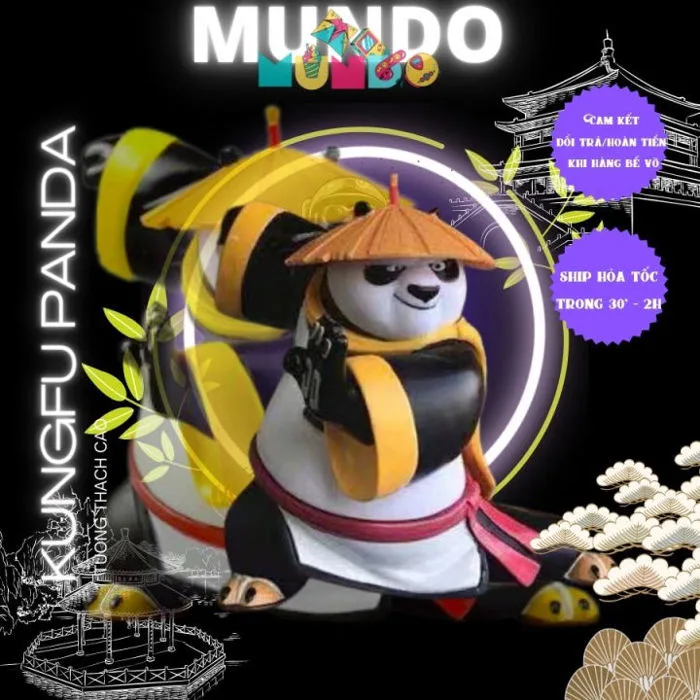 Tô Tượng Thạch Cao Kung Fu Panda - Po Size 3XL, Tượng Thạch Cao MUNDO |  Lazada Việt Nam
