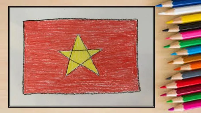Tranh tô màu lá cờ Việt Nam – Bộ sưu tập đẹp, rõ nét - Artnam Gallery Tranh tô màu lá cờ Việt Nam – Bộ sưu tập đẹp, rõ nét - Artnam Gallery