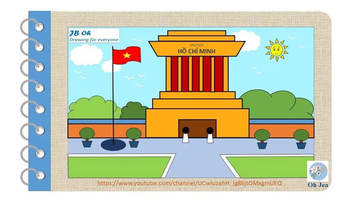 Vẽ Lăng Bác Hồ Drawing Ho Chi Minh Mausoleum Vẽ Lăng Bác Hồ Drawing Ho Chi Minh Mausoleum