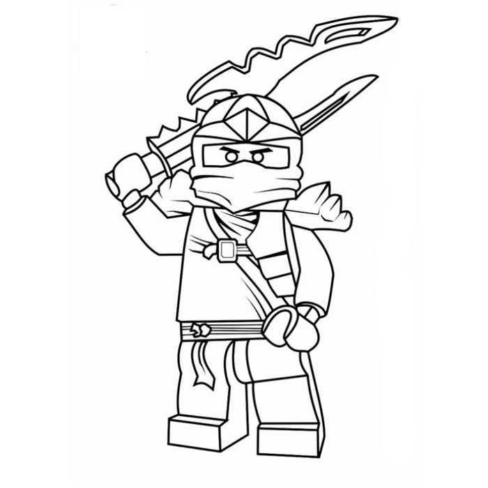 Tô Màu Ninjago - Sức Mạnh Và Sự Sáng Tạo Của Trẻ Nhỏ - Tô màu trực tuyến