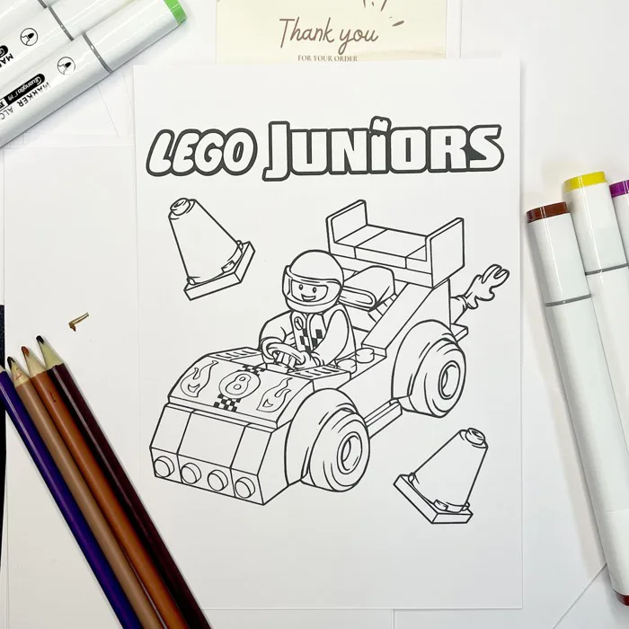 Tranh tô màu cho bé, 55 tranh chủ đề LEGO. Giấy 250g, tô chì, sáp, dạ, màu  nước... các khổ A4-A5. Tặng bút sáp | Lazada Việt Nam