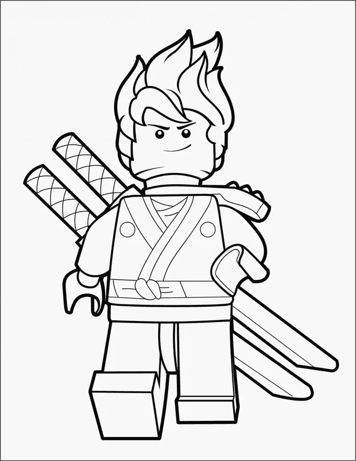 Tranh tô màu Ninjago đẹp