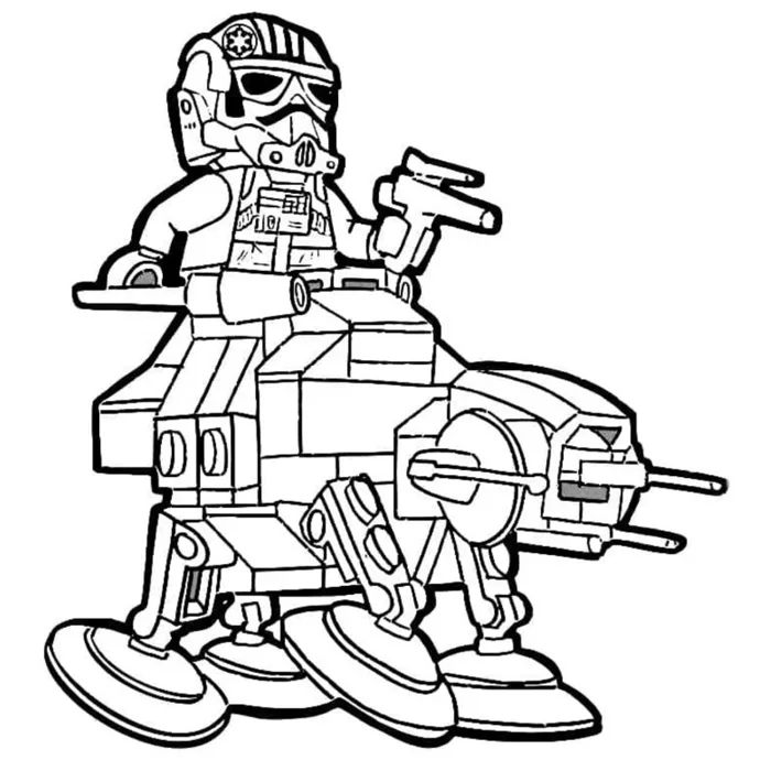 LEGO Star War - Set 10 Tờ Tranh Tô Màu A4 A5 Dành Cho Màu Sáp, Màu Chì -  TRANH TÔ MÀU COLOR LAND