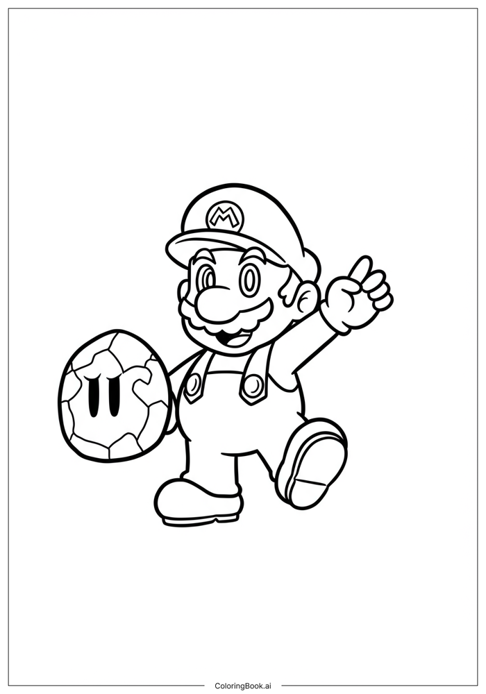 Trang Tô Màu Mario Đeo Chiếc Đồ Lực Băng Giá (Có thể In Miễn Phí dưới định  dạng PDF & PNG)