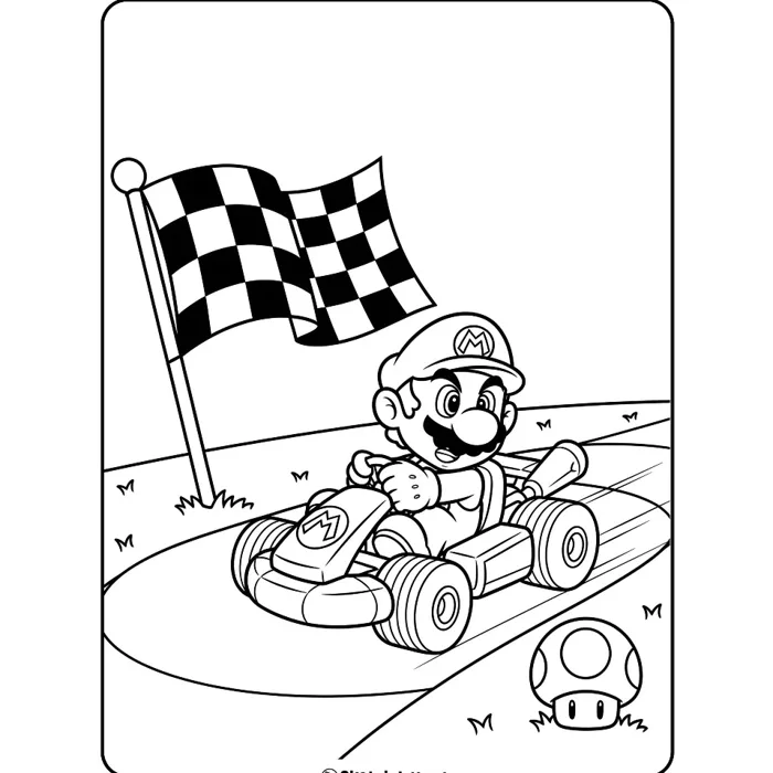 Bộ 30 tranh tô màu chủ đề Super Mario cho bé tô màu sáng tạo, in giấy đẹp |  Shopee Việt Nam