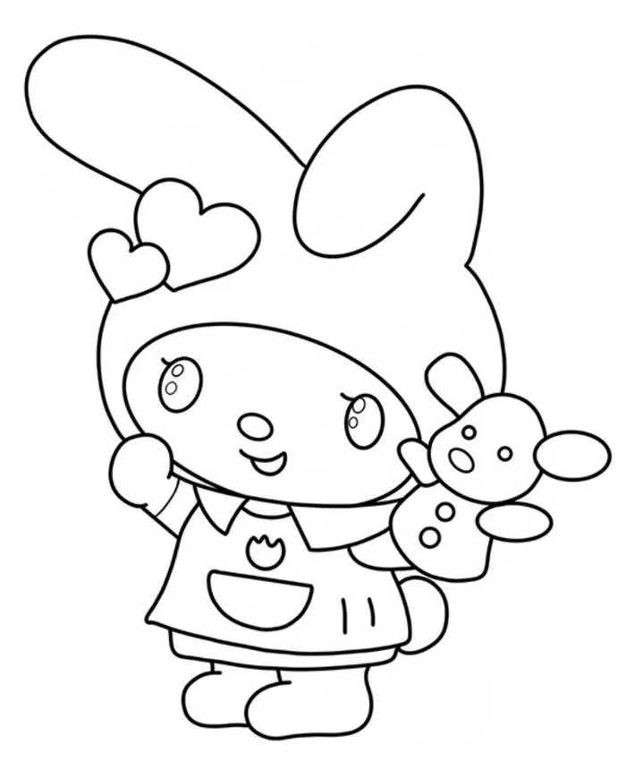 Bộ sưu tập tranh tô màu Melody cho bé đẹp, tải miễn phí
