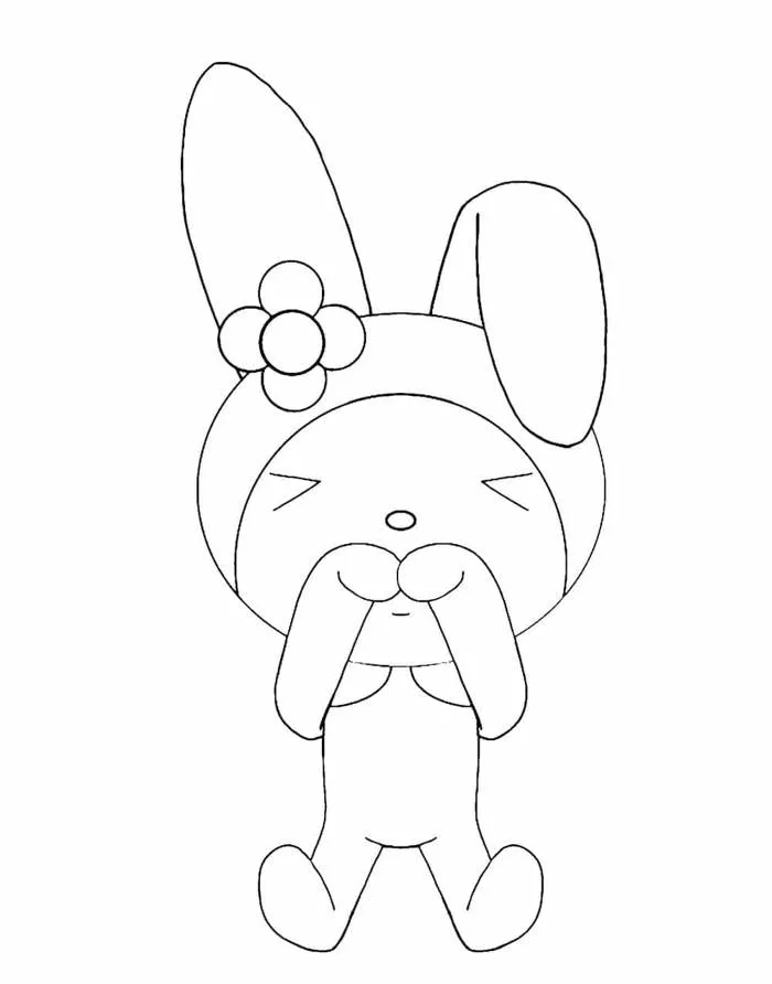 Tô Màu My Melody - Tranh Tô Màu Cho Bé