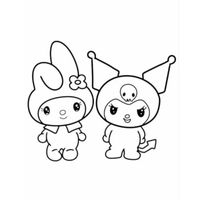 50 tranh tô màu My MELODY cho bé yêu | Shopee Việt Nam