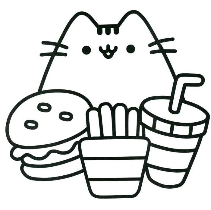 Tranh Tô Màu Mèo Pusheen - Sự Sáng Tạo Nhỏ Mang Niềm Vui Lớn - Tô màu trực  tuyến
