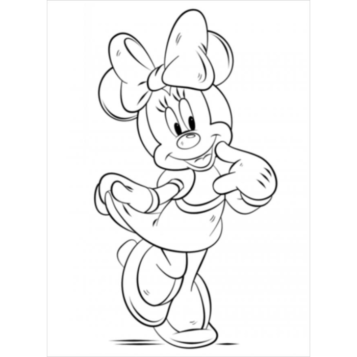 Tranh Tô Màu Mickey - Chú Chuột Ngộ Nghĩnh - Tô màu trực tuyến