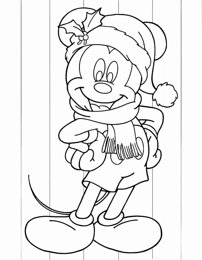 Bộ tranh tô màu Mickey Mouse siêu vui nhộn dành cho bé yêu