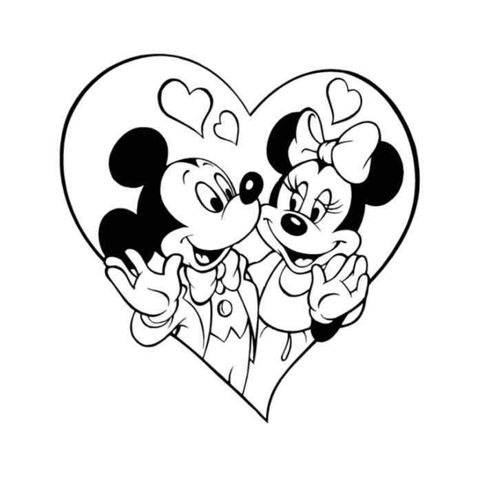Tranh Tô Màu Mickey - Chú Chuột Ngộ Nghĩnh - Tô màu trực tuyến