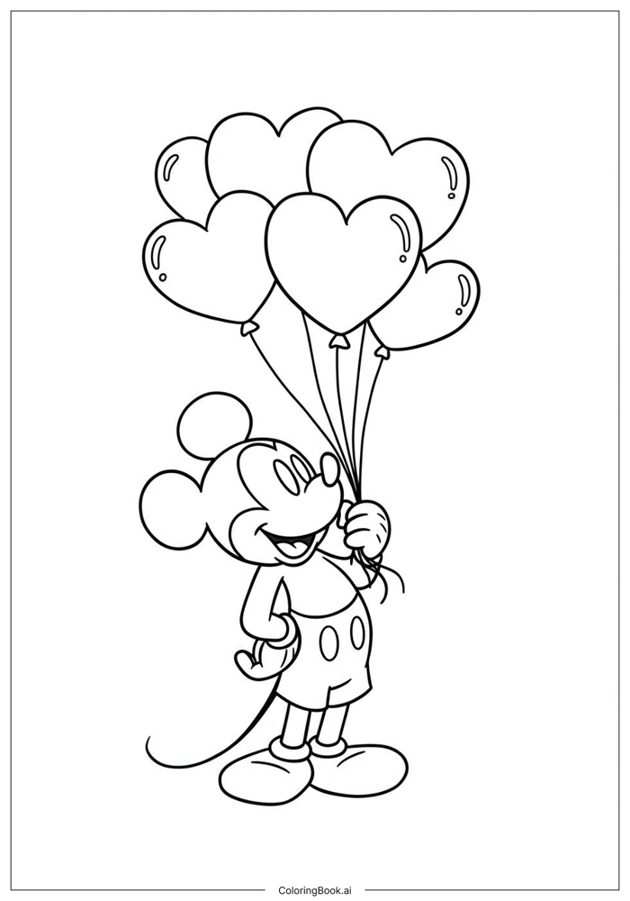 82 trang tô màu chuột Mickey (PDF và PNG miễn phí)