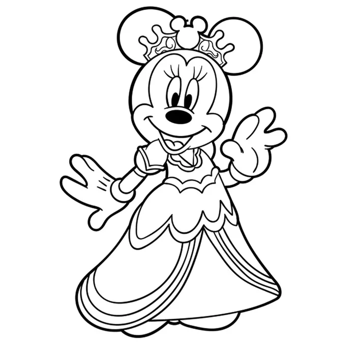 Bộ tranh tô màu chủ đề CHUỘT MICKY cho bé thỏa sức sáng tạo