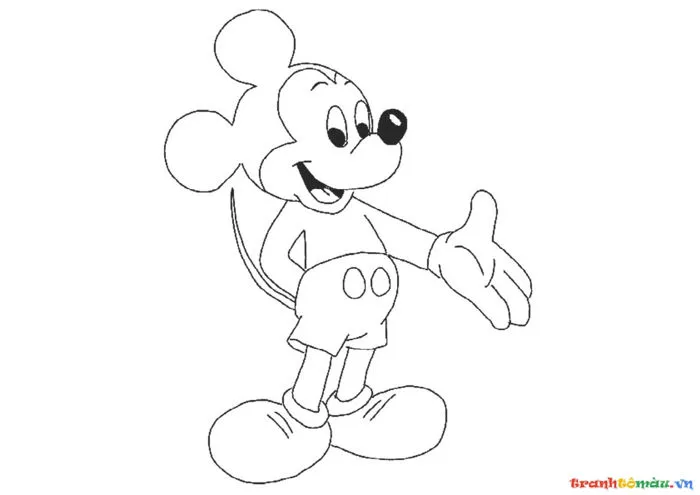 Tranh tô màu mickey tổng hợp đầy đủ và đẹp nhất – Jadiny