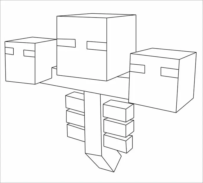 Gợi ý những mẫu tranh tô màu Minecraft cực kỳ đáng yêu