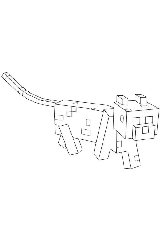 Gợi ý những mẫu tranh tô màu Minecraft cực kỳ đáng yêu