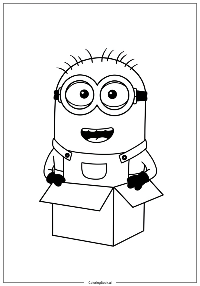 33 trang tô màu minion (PDF và PNG miễn phí)