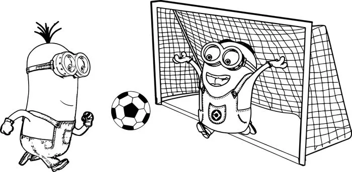 Bộ tranh tô màu Minion dành cho bé yêu